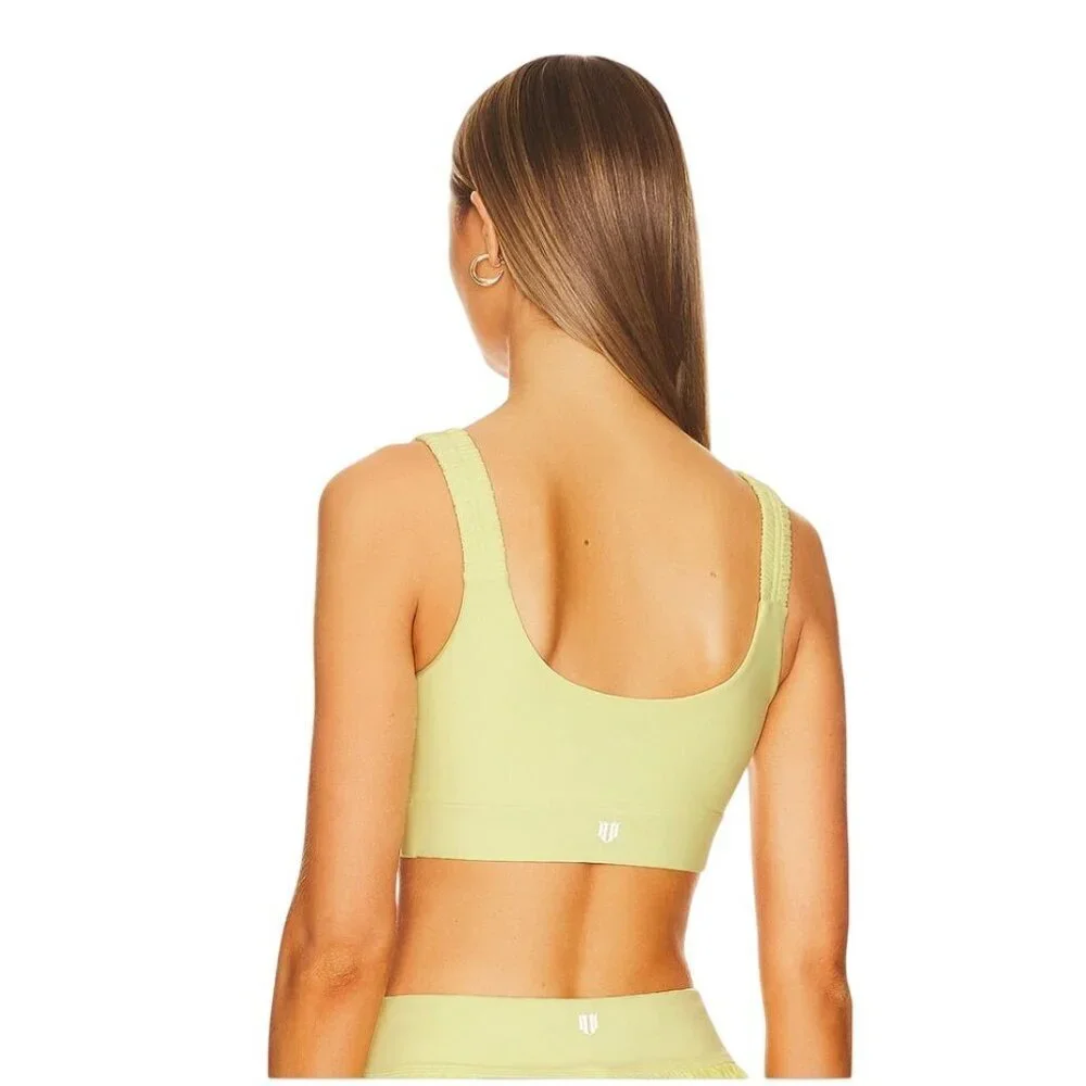 Eleven By Venus Williams Kudos Sports Bra Lemon Yellow XL - Picture 3 of 5